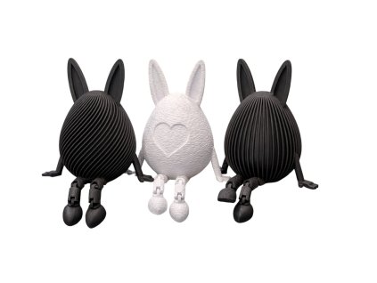 vajíčka s ušima bílé pozadí