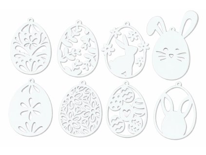 Vajíčko na zavěšení bílé pozadí