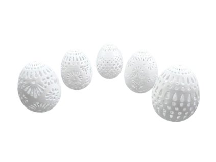 vajíčka bílé bílé pozadí