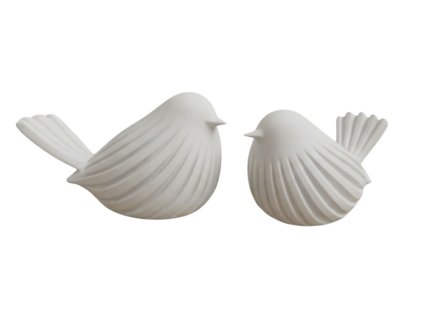 Dekorace ptáčci – moderní bytová dekorace sada 2 ks