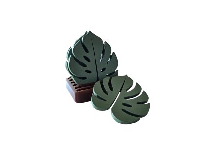 podtácky bílé pozadí