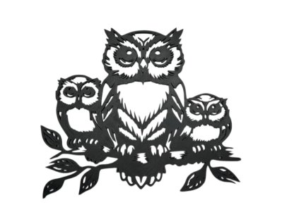 Nástěnná dekorace Soví rodinka