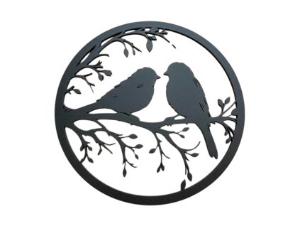 Nástěnná dekorace Ptáčci na větvi