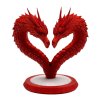 Dračí srdce – romantická dekorace ze dvou draků