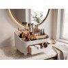 Make-up organizér s přihrádkami – elegantní kosmetický organizér se zásuvkou