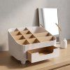 Make-up organizér s přihrádkami – elegantní kosmetický organizér se zásuvkou