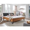 drewniane lozko debowe styl loft