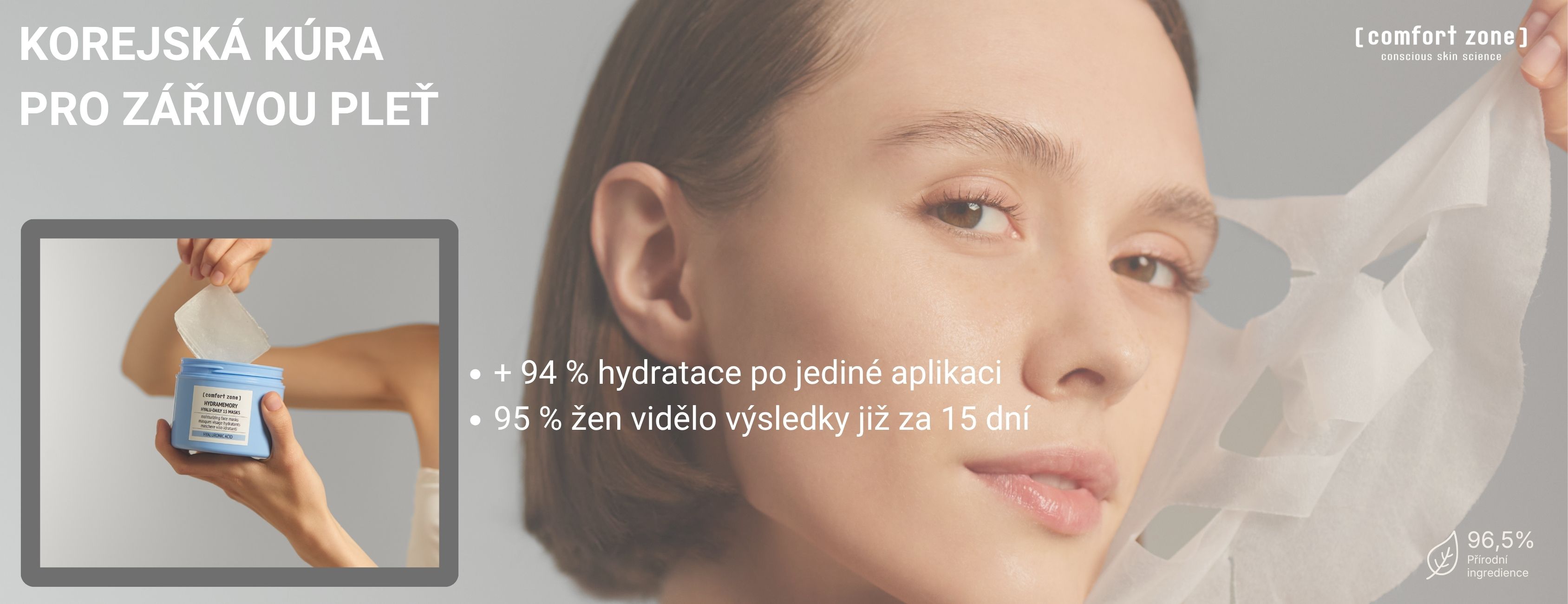 KOREJSKÁ KŮRA PRO ZÁŘIVOU PLEŤ