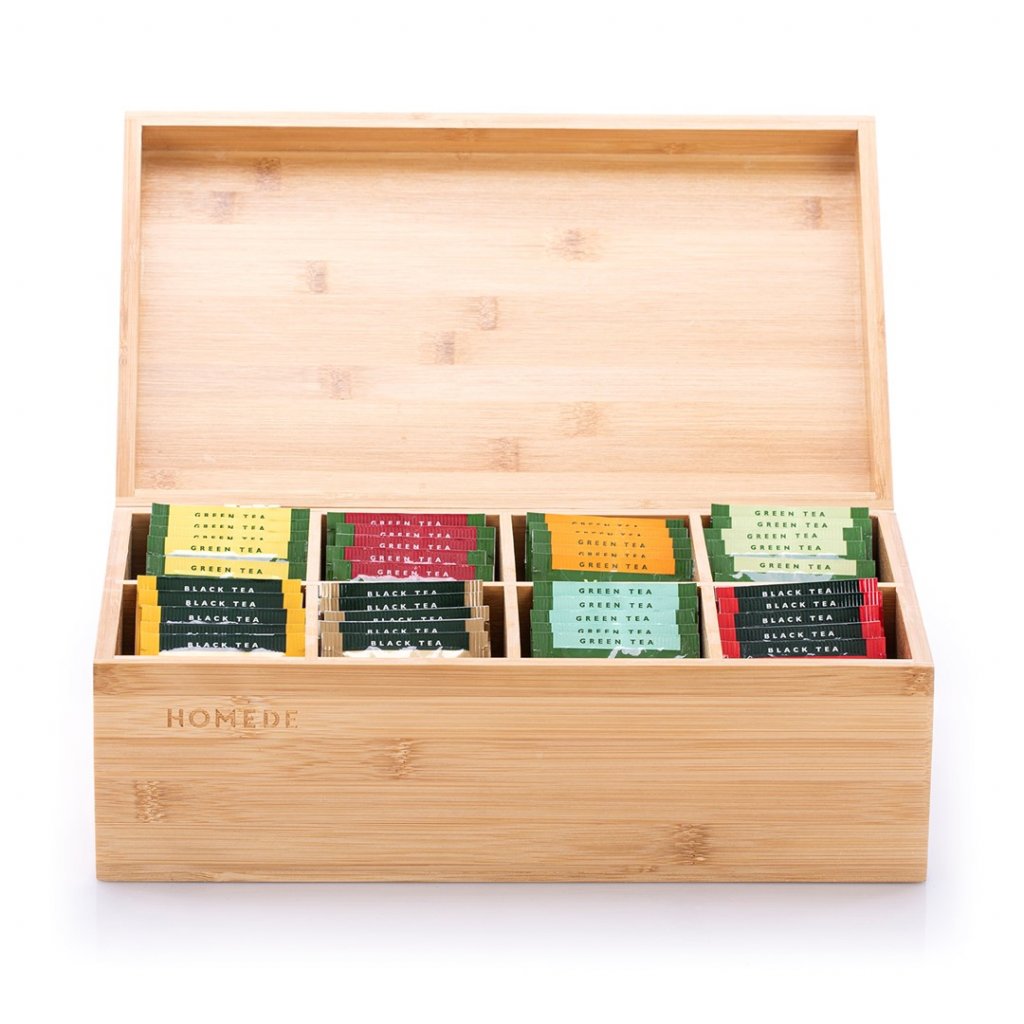 Krabička na čaj z bambusu, 32x19 cm, Frox