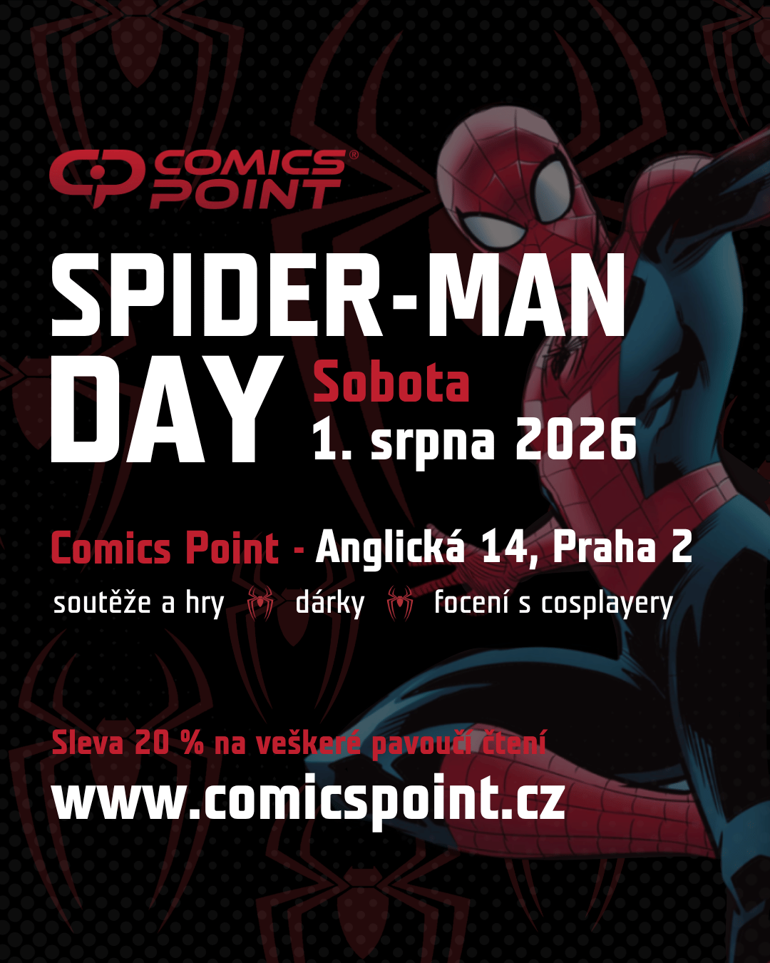 Spider-man Day na Anglické 2026