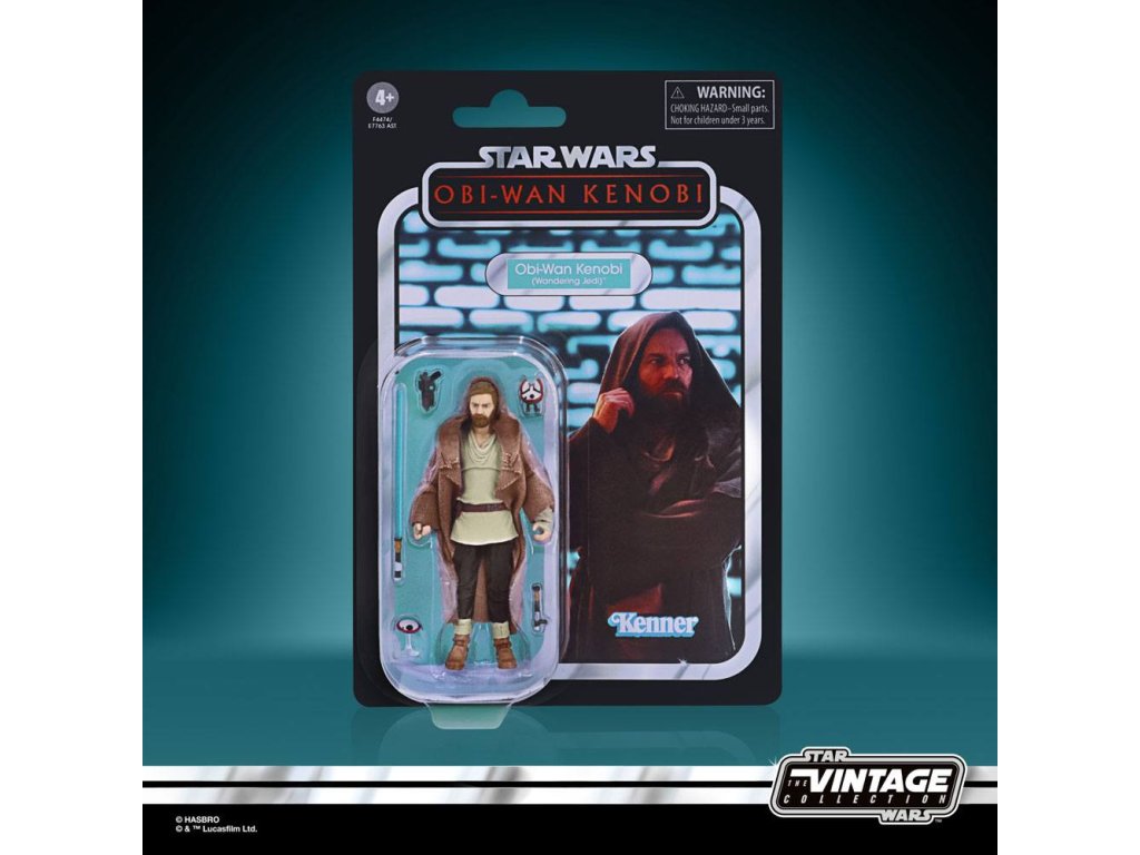 Star Wars Obi-Wan Kenobi Vintage Collection Action Figure 2022 Obi-Wan Kenobi (Wandering Jedi) 10 cm