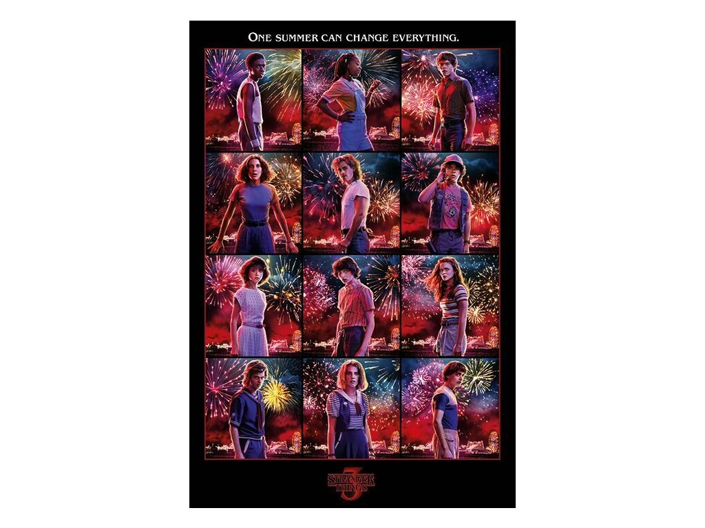Stranger Things plakát Characters Montage 61 x 91 cm