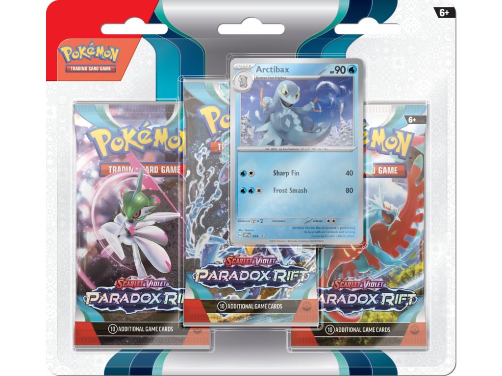 Pokémon TCG Paradox Rift 3 Blister Booster