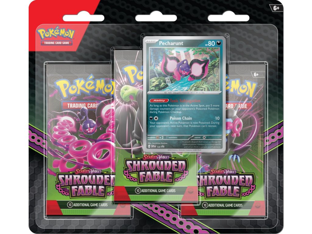 Pokémon TCG Shrouded Fable 3 Blister Booster