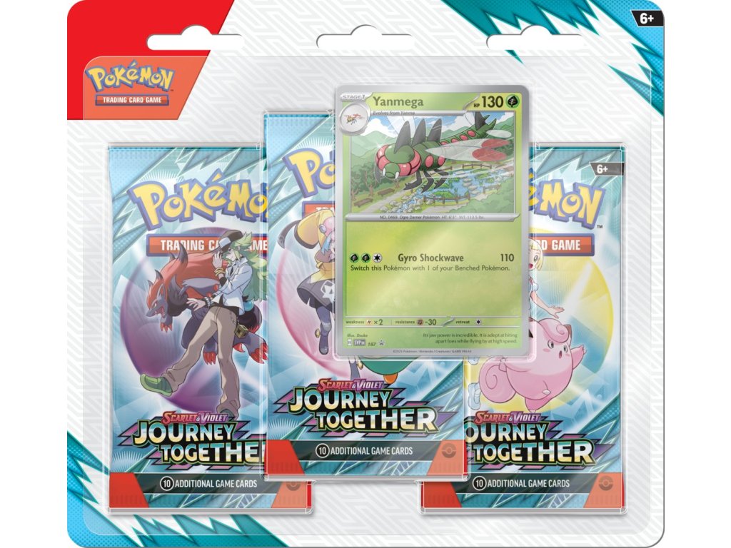 Pokémon TCG Journey Together 3 Blister Booster