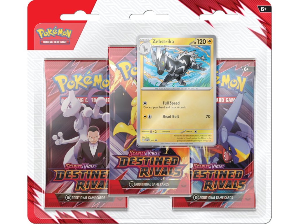 Pokémon TCG Destined Rivals 3 Blister Booster
