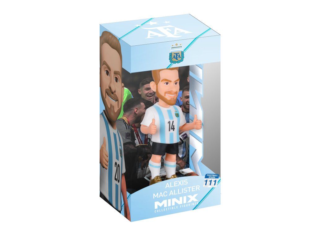 World Cup 26 Minix Figure Argentina Mac Allister 12 cm
