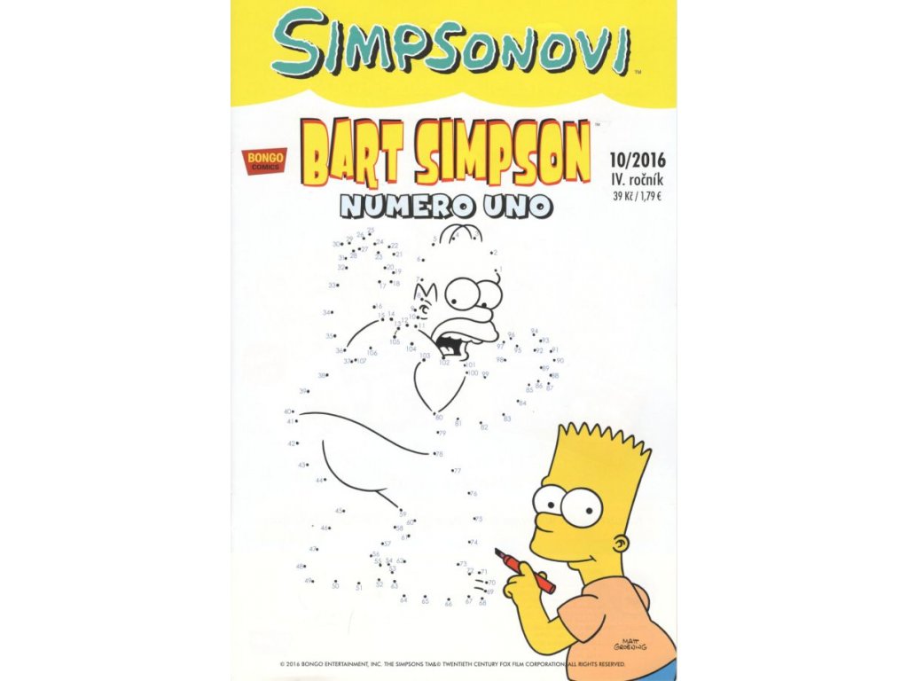 Bart Simpson 2016/10 - Numero Uno