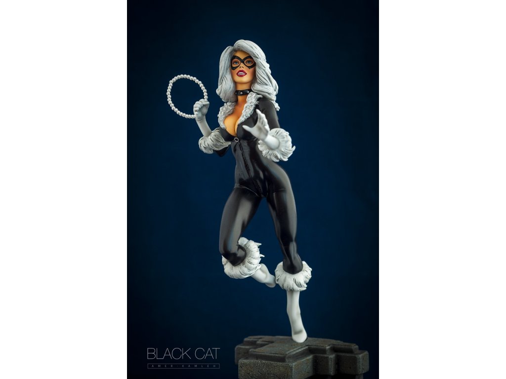 Black Cat Marvel Statue Retro 43 cm
