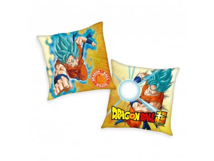 Dragon Ball Super polštář SSGSS Son Goku 40 x 40 cm