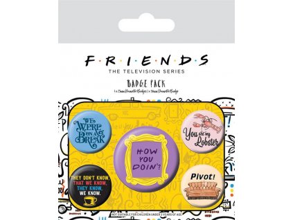 Friends placky Pack Quotes