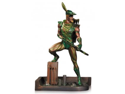Green Arrow Patina Statue 16 cm