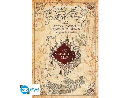 Harry Potter plakát Maurauder's Map 61 x 91,5 cm