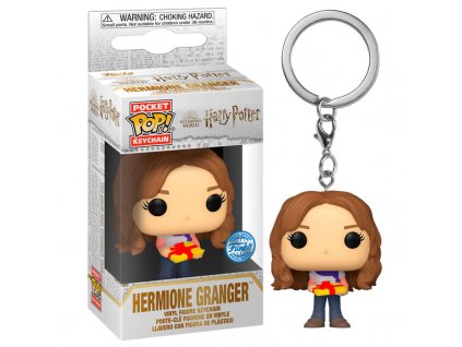 Harry Potter Pocket POP! klíčenka Holiday Hermione 4 cm