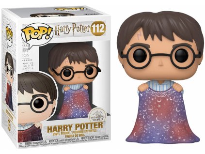 Harry Potter POP! Movies Vinyl Figure Harry with Invisibility Cloak 9 cm