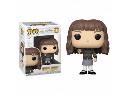 Harry Potter POP! Movies Vinyl Figure Hermione with Wand 9 cm