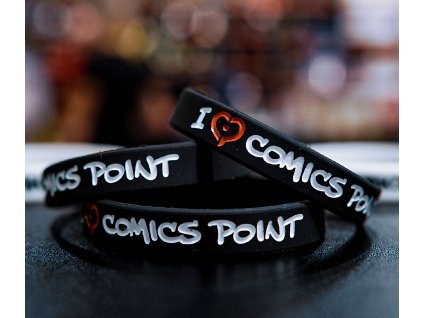 I Love Comics Point silikonový náramek černý dětský