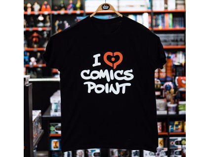 I Love Comics Point triko černé