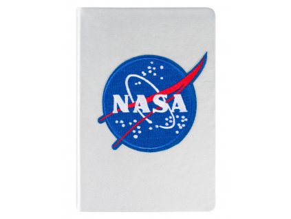 NASA blok Baagl Logo Silver 15 x 21 cm