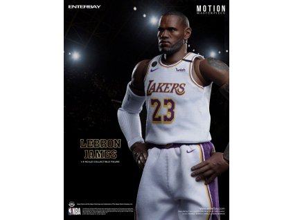 NBA Collection Motion Masterpiece Action Figure 1/9 LeBron James (LA Lakers) 23 cm