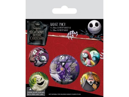 Nightmare Before Christmas placky Characters