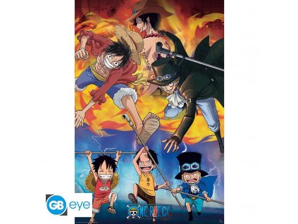 One Piece plakát Ace Sabo Luffy 61 x 91,5 cm