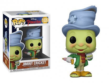 Pinocchio 80th Anniversary POP! Disney Vinyl Figure Street Jiminy 9 cm