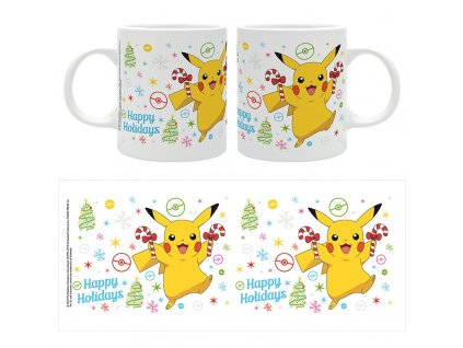 Pokémon hrnek Pikachu Christmas