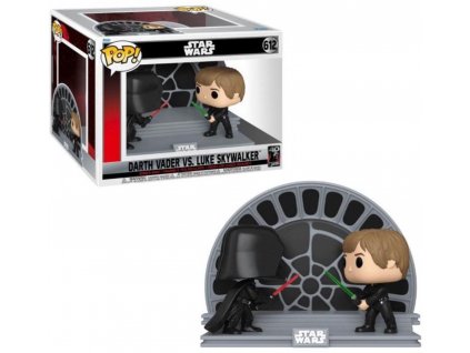 Star Wars Return of the Jedi 40th Anniversary POP Moment! Vinyl Figures 2-Pack Luke vs Vader 9 cm