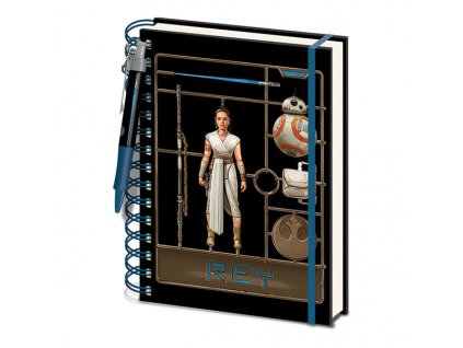 Star Wars Rise of Skywalker blok A5 Rey with Pen