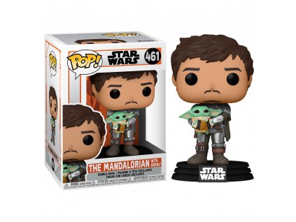 Star Wars The Mandalorian POP! TV Vinyl Figure The Mandalorian & Grogu 9 cm