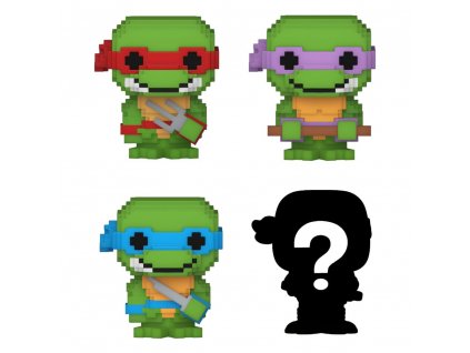 Teenage Mutant Ninja Turtles Bitty POP! Vinyl Figure 4-Pack 8-Bit 2,5 cm