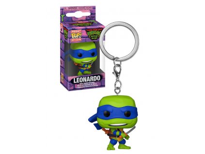 Teenage Mutant Ninja Turtles Mutant Mayhem Pocket POP! klíčenka Leonardo 4 cm