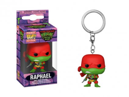 Teenage Mutant Ninja Turtles Mutant Mayhem Pocket POP! klíčenka Raphael 4 cm