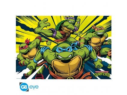 Teenage Mutant Ninja Turtles plakát Turtles in Action 61 x 91,5 cm