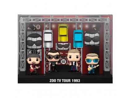 U2 POP! Moments DLX Vinyl Figure 4-Pack Zoo TV 1993 Tour 9 cm