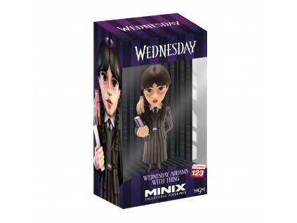 Wednesday Minix Figure Wednesday with Thing 12 cm