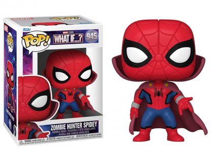 What If...? POP! Animation Vinyl Figure Zombie Hunter Spidey (945) 9 cm