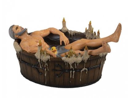 Witcher 3 Wild Hunt Statue Geralt in the Bath 9 cm