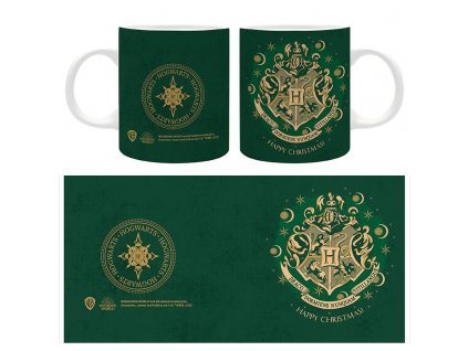 harry potter mug 320ml x mas hogwarts greenx2